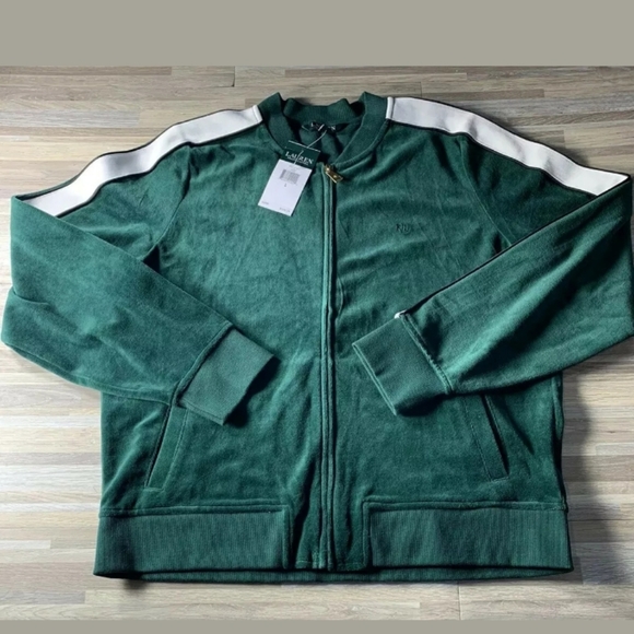 Ralph Lauren Full Zip Suede Jacket - Picture 1 of 7